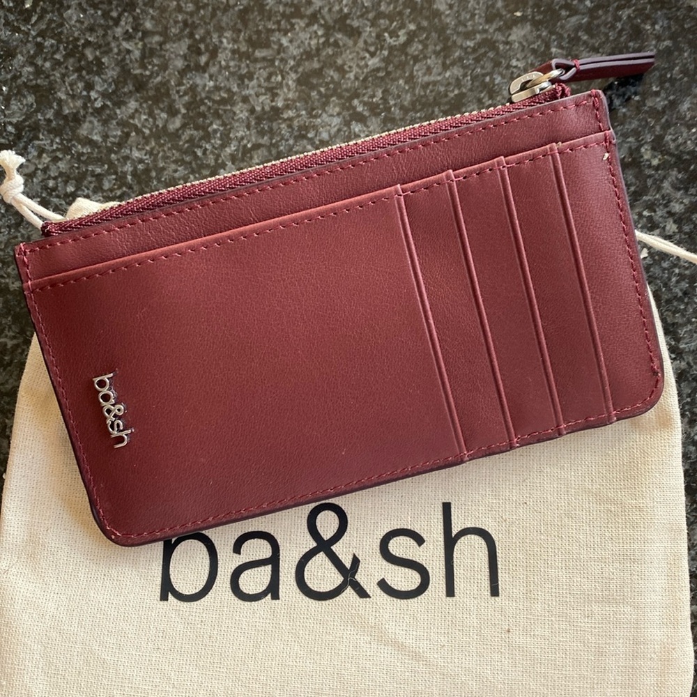 Ba&sh card holder with zipper pouch